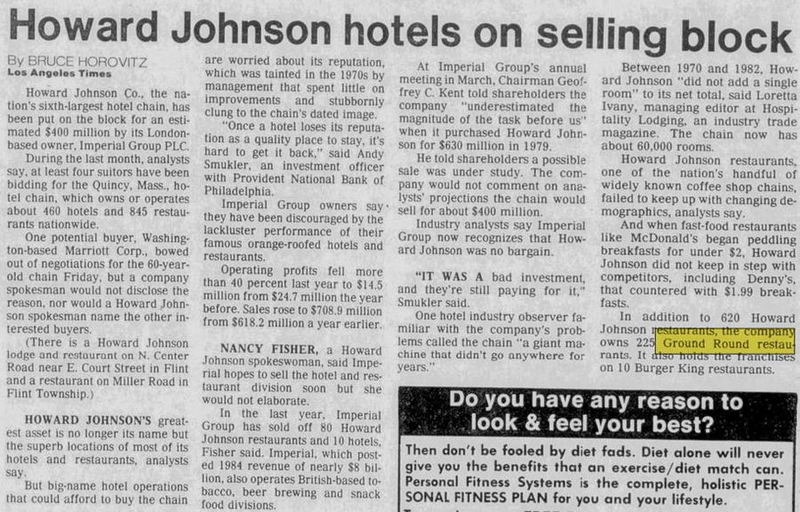 Ground Round - Jun 10 1985 Article